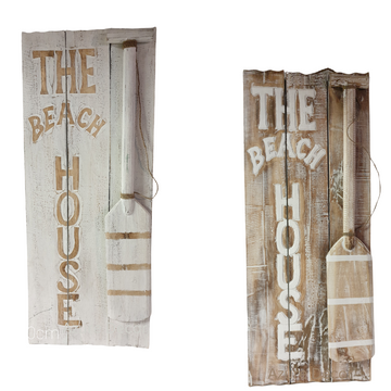 The Beach House Wooden Sign