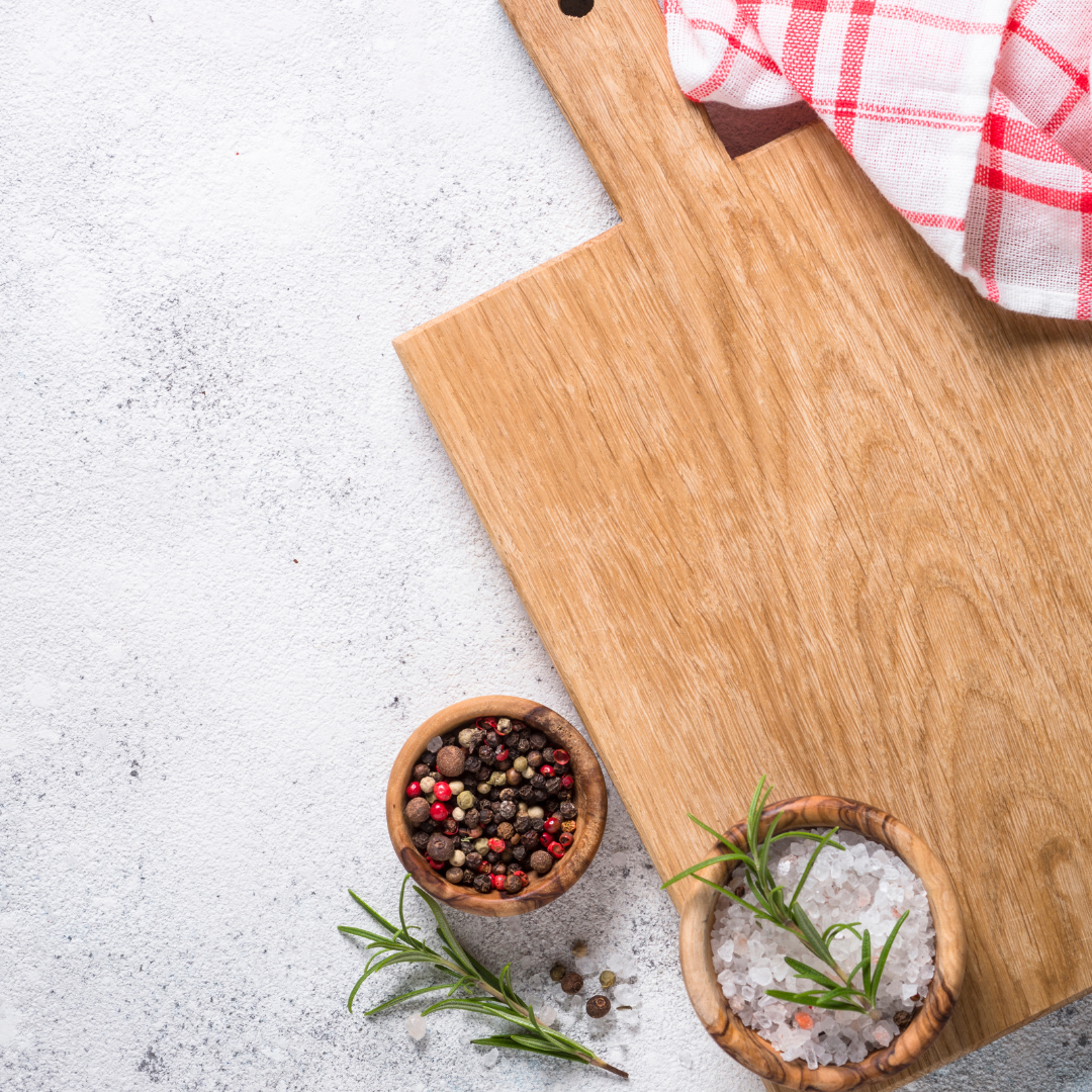 Wooden Cutting Board and Accessories