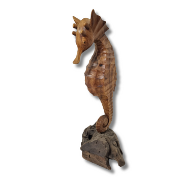 Seahorse Wooden Carved Design