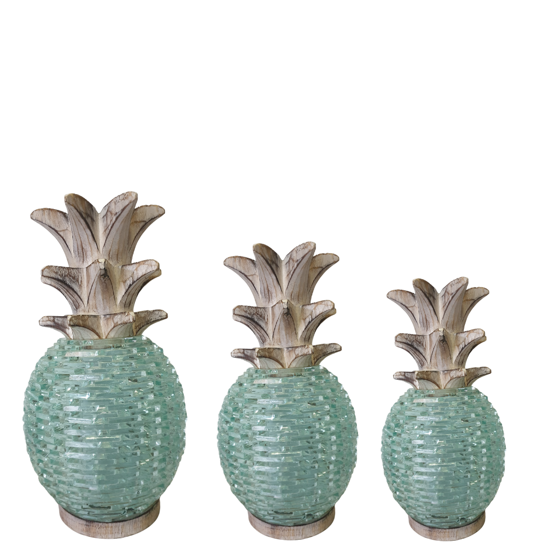  Glass Pineapple Boho Décor