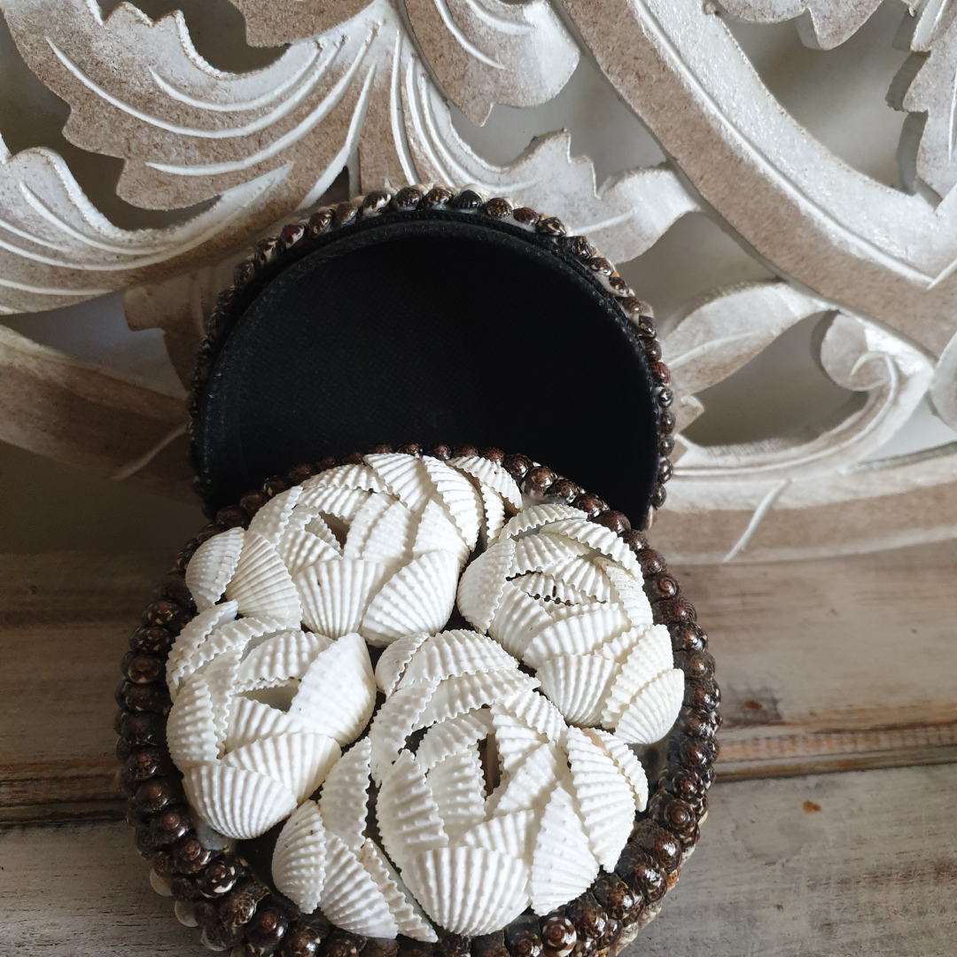 Decorative Shell Trinket Boxes