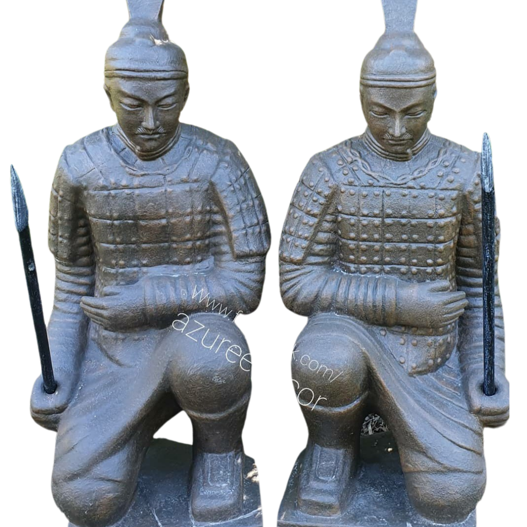 China Warrior's Garden Statues