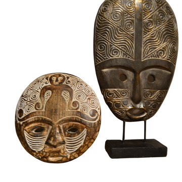 Tribal Mask Wooden Design