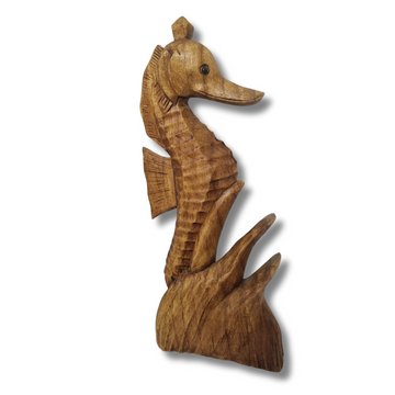 Seahorse Wooden Carved Design