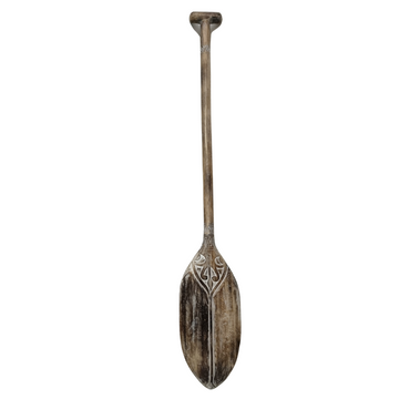 Tribal Carved Wooden Paddle