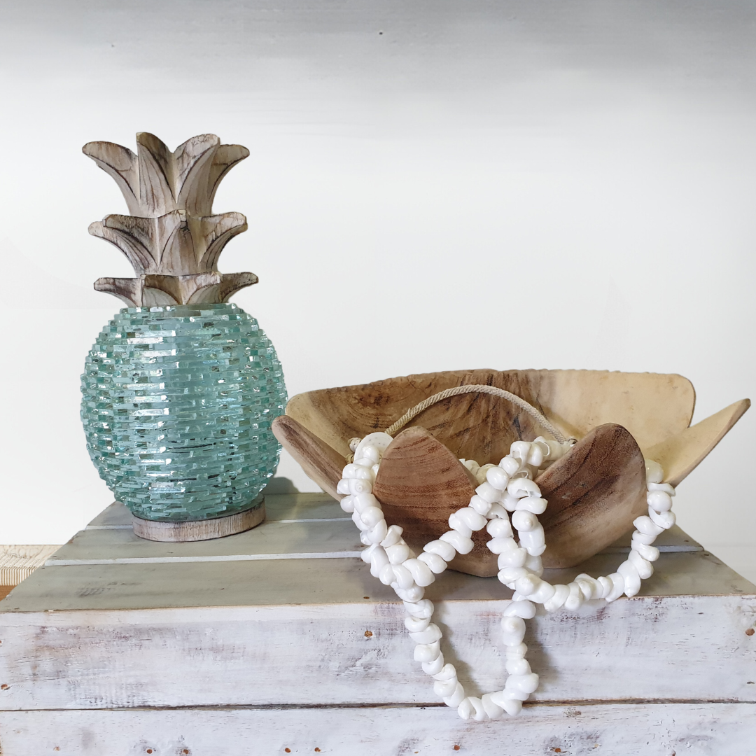 Glass Pineapple Boho Décor 