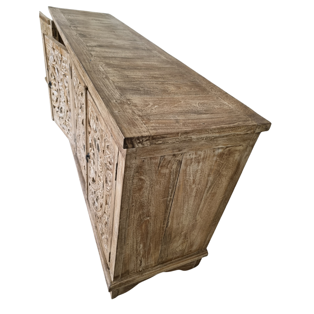 Balinese cabinet with rustic vibe