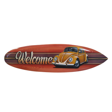 Surf Board Wall Art Welcome Sign