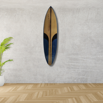 Surfboard Wall Art Blue Tones