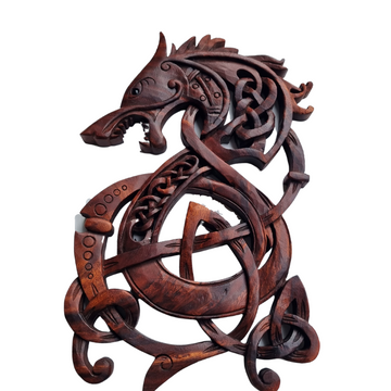 Dragon Sculpture Wooden Wall Art