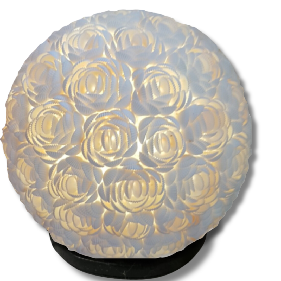 Table Lamp Rose Shell Design