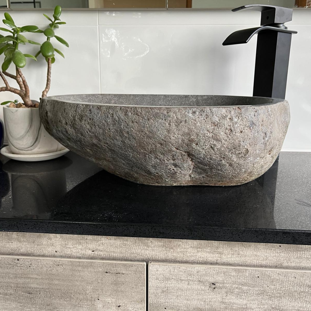 Natural River Stone Basin