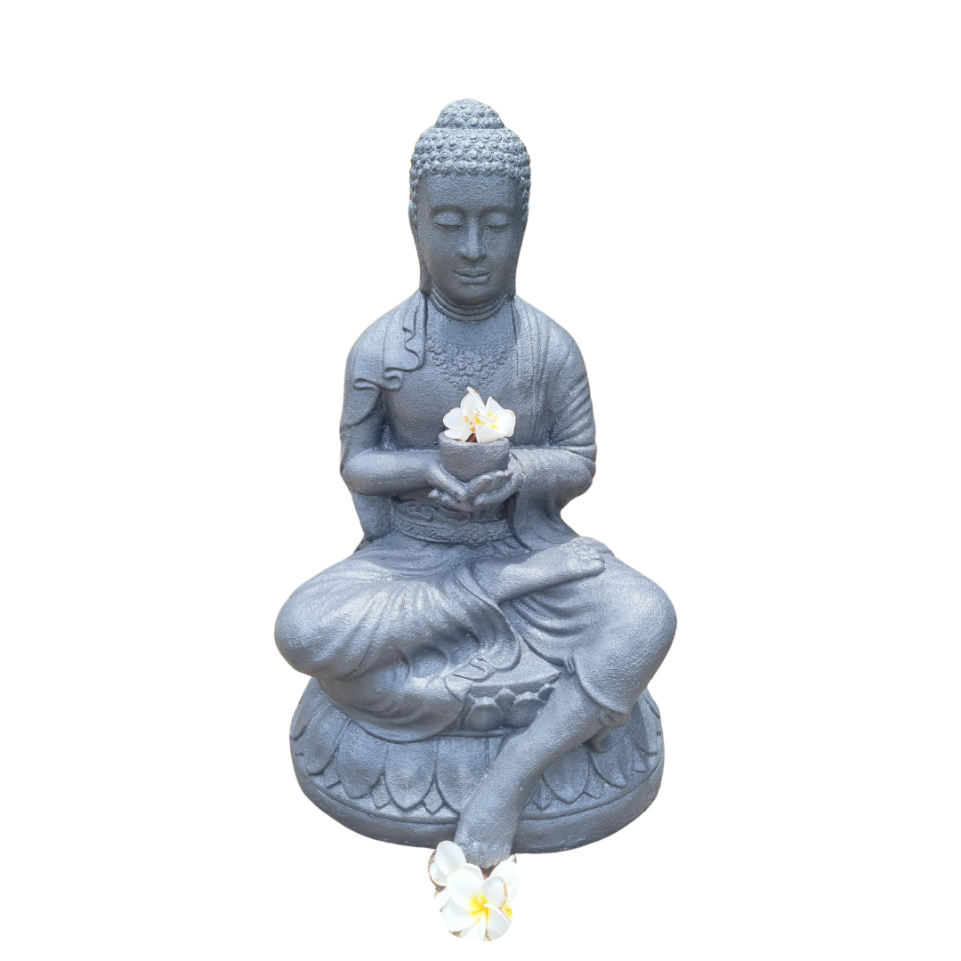 Garden Buddha Statue Offering