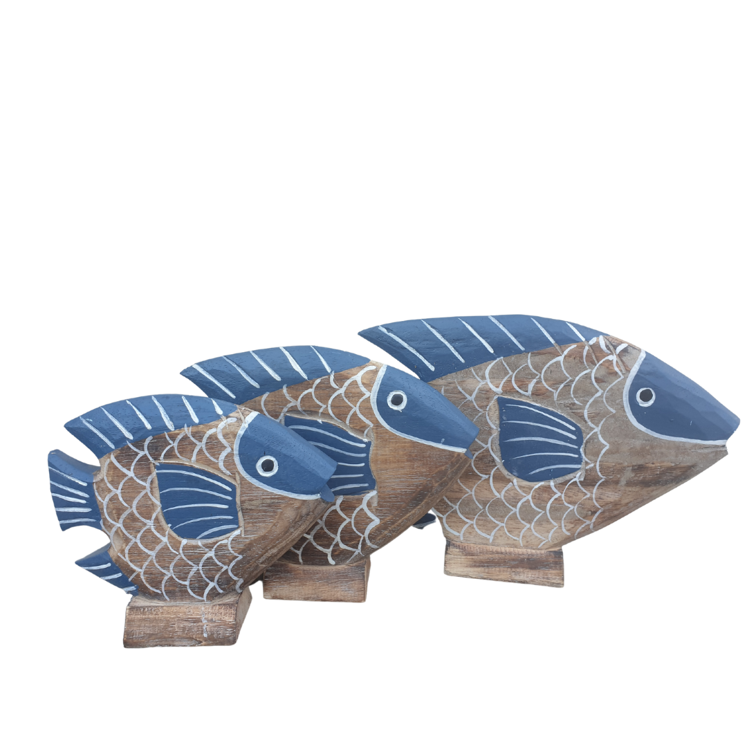 Tropical Fish Decor Blue