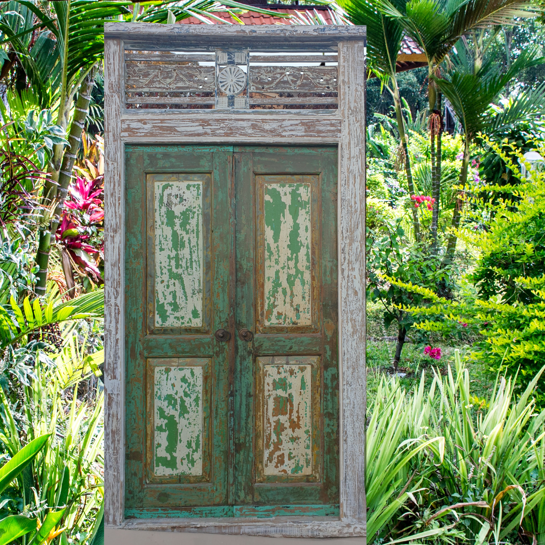 Balinese Door Large Retro Design