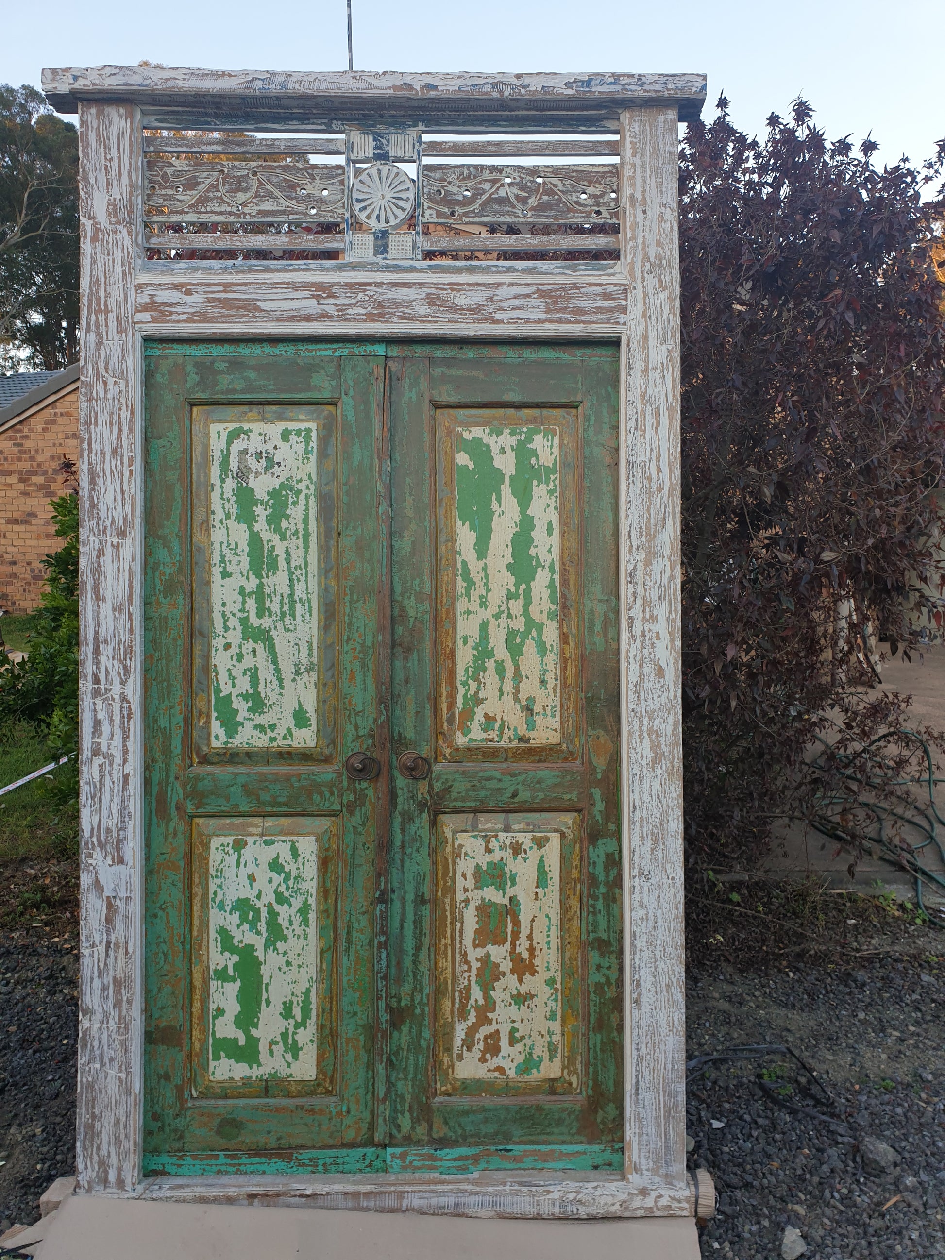 Balinese Door Large Retro Design