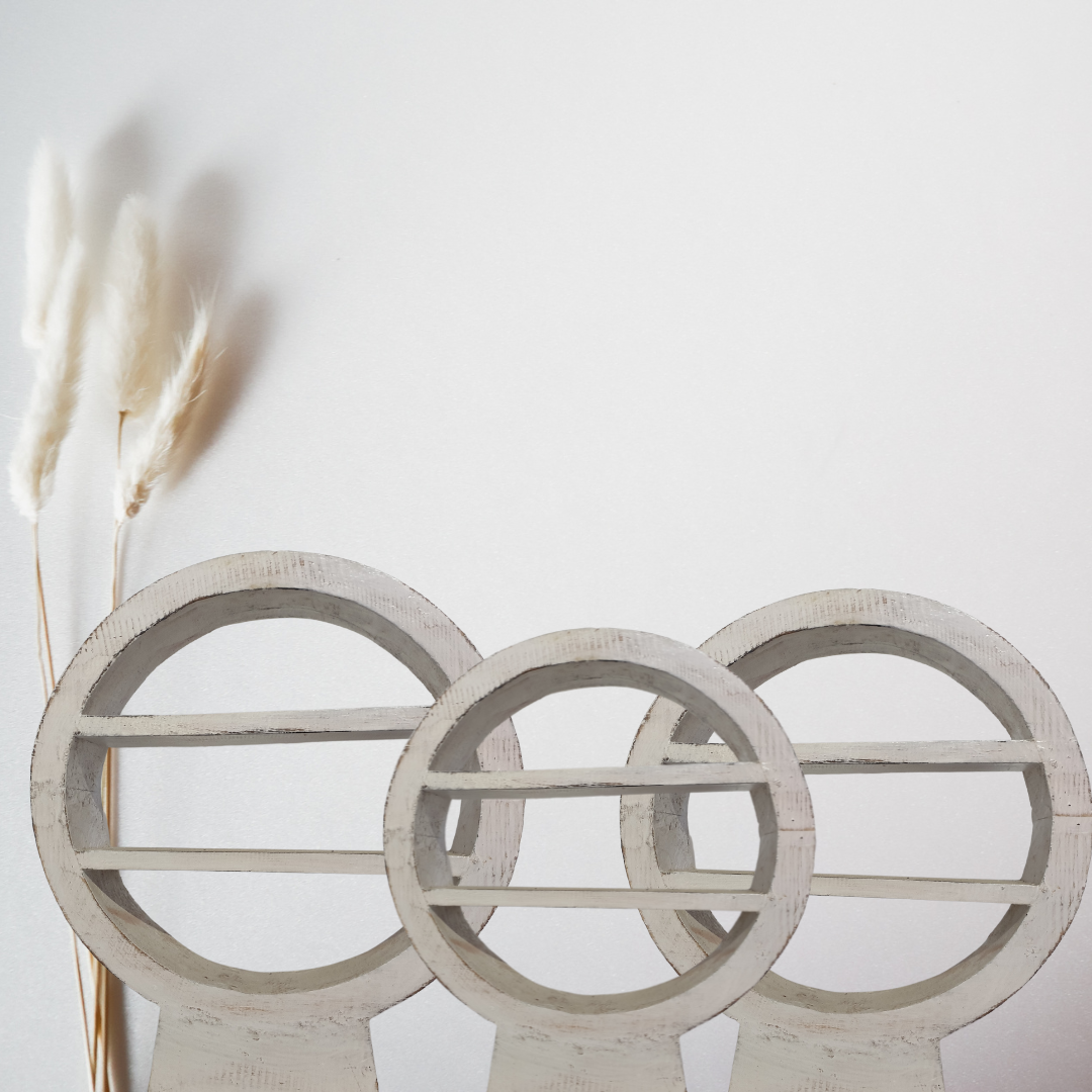 Circular Console Table Décor set