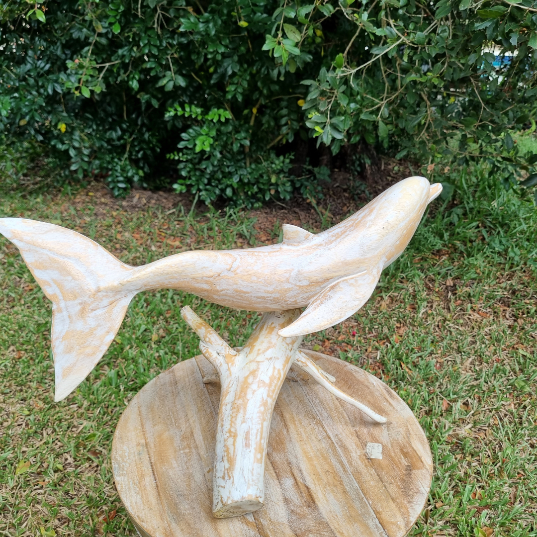 Dolphine Carving on Stand