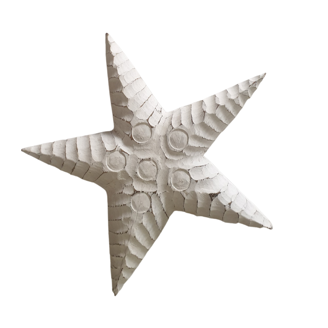 Wooden Star Fish art