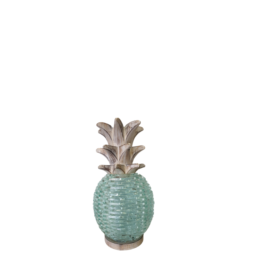 Glass Pineapple Boho Décor