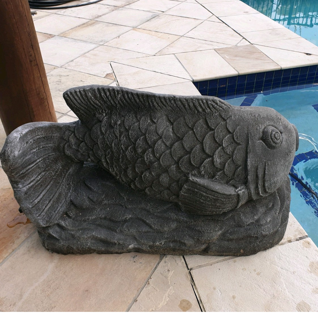 Koi Fish Statue Water Feature