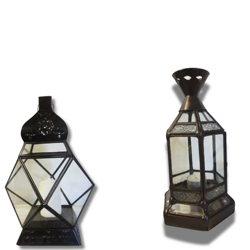 Rustic Metal Lantern Decor