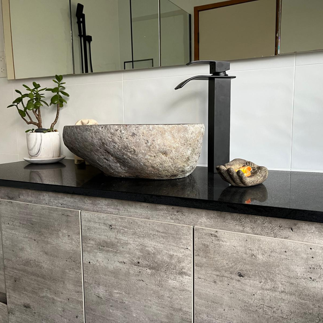 Natural River Stone Basin