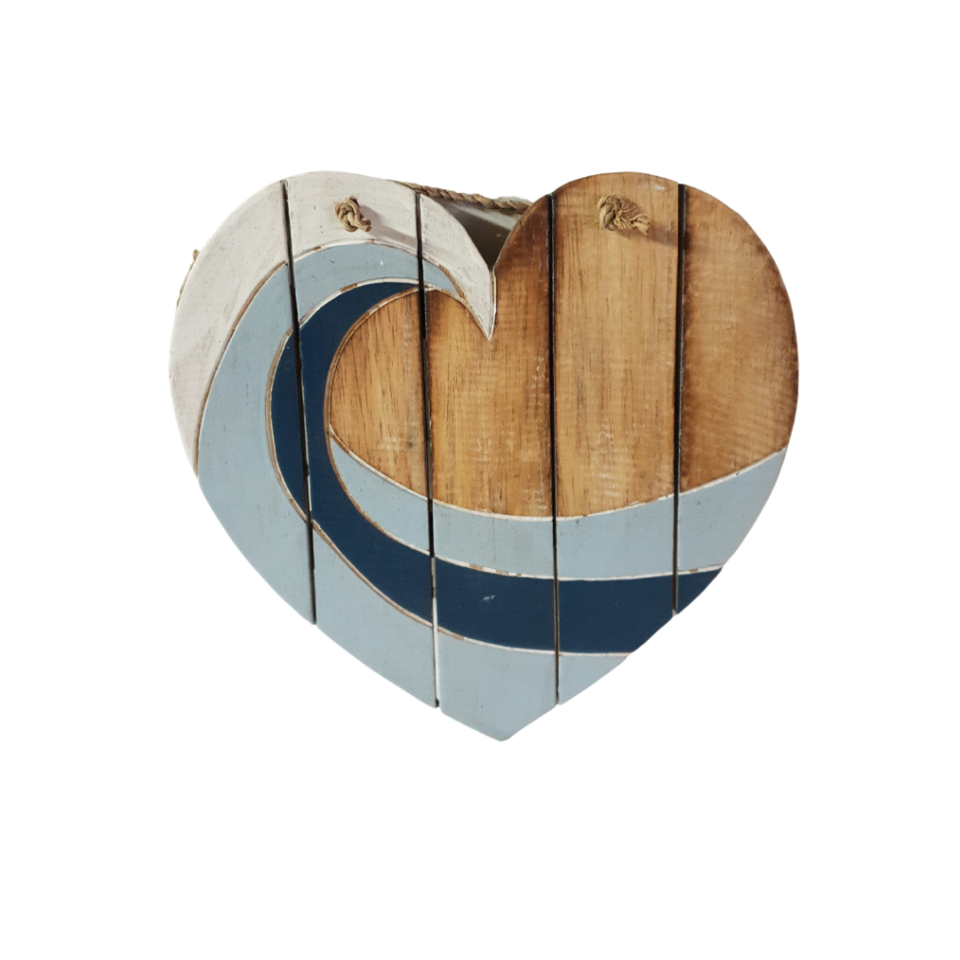 Wooden Hearts Wall Hanging