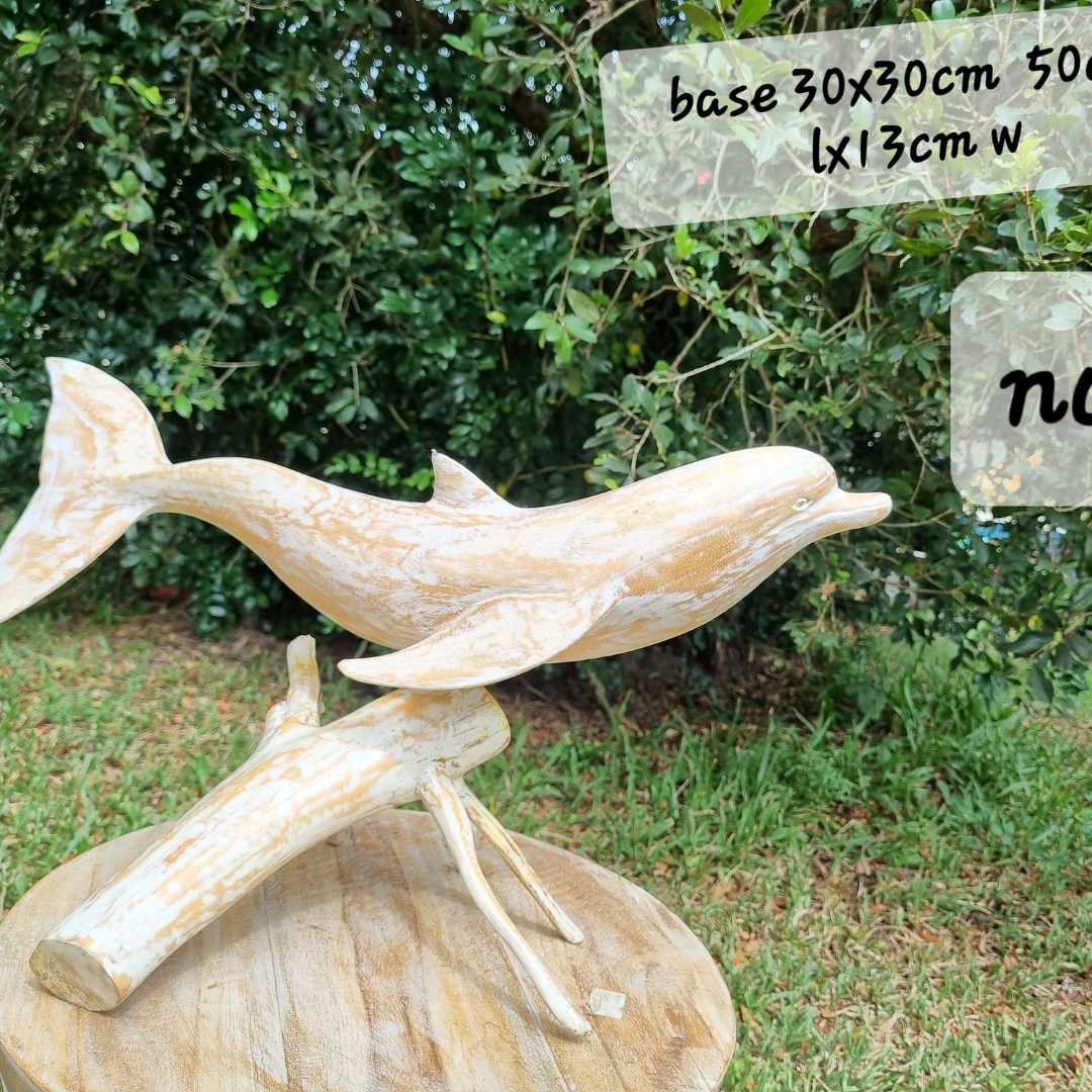 Dolphine Carving on Stand