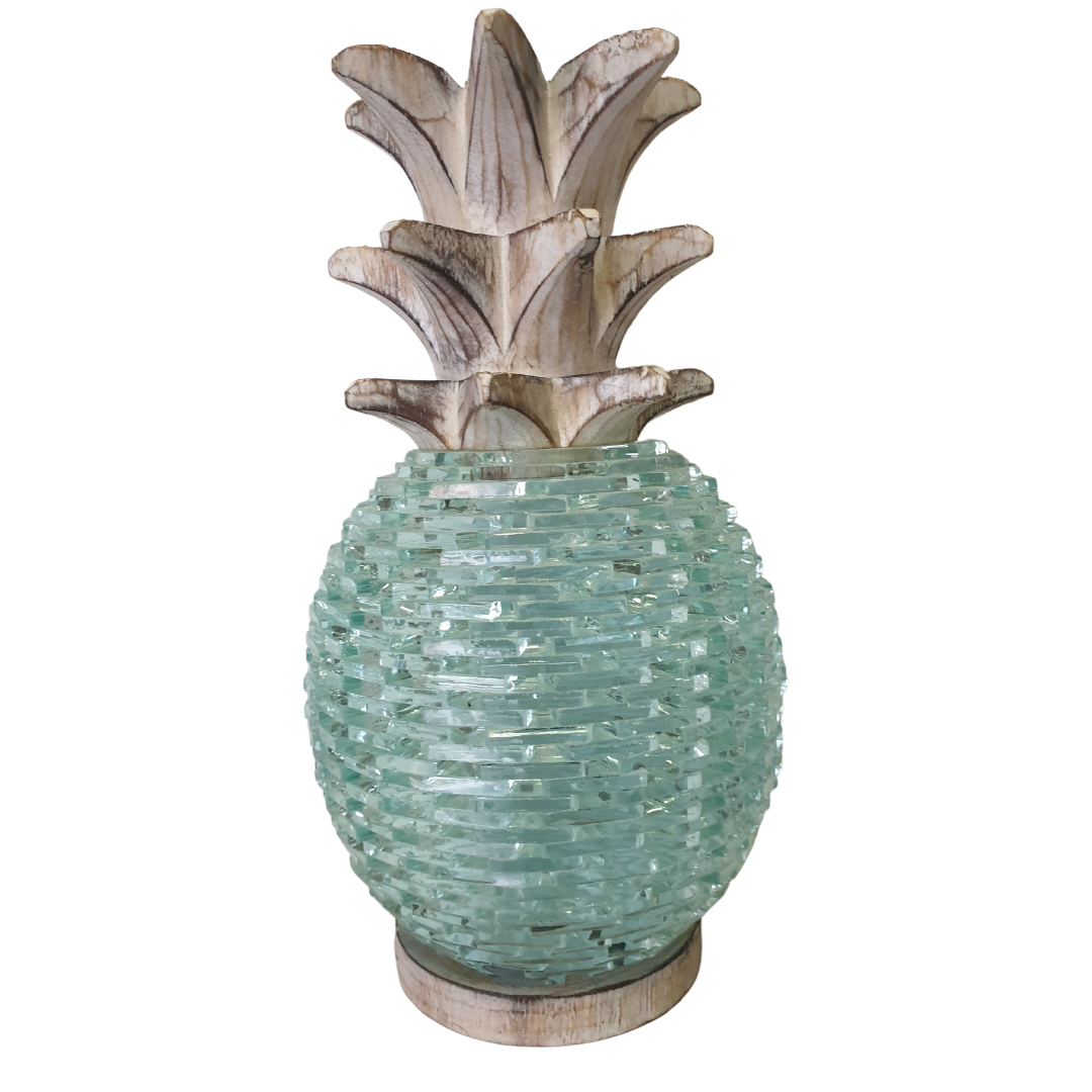 Glass Pineapple Boho Décor