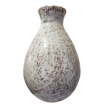 White Tones Ceramic Wash Vase