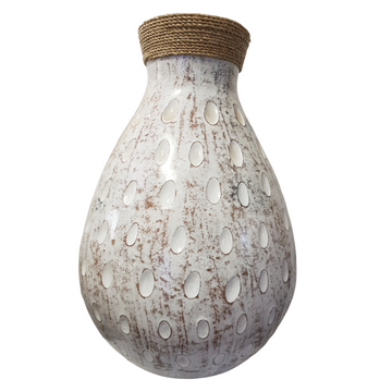 White Tones Ceramic Vase