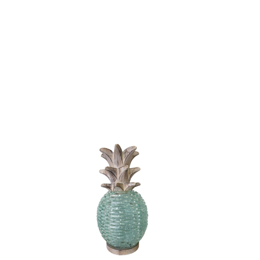 Glass Pineapple Boho Décor