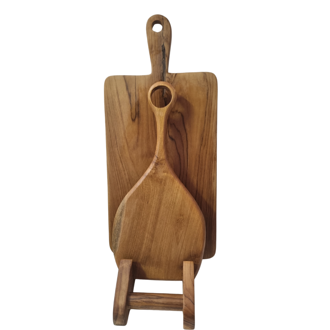 Cutting Board Holder Solid Wood