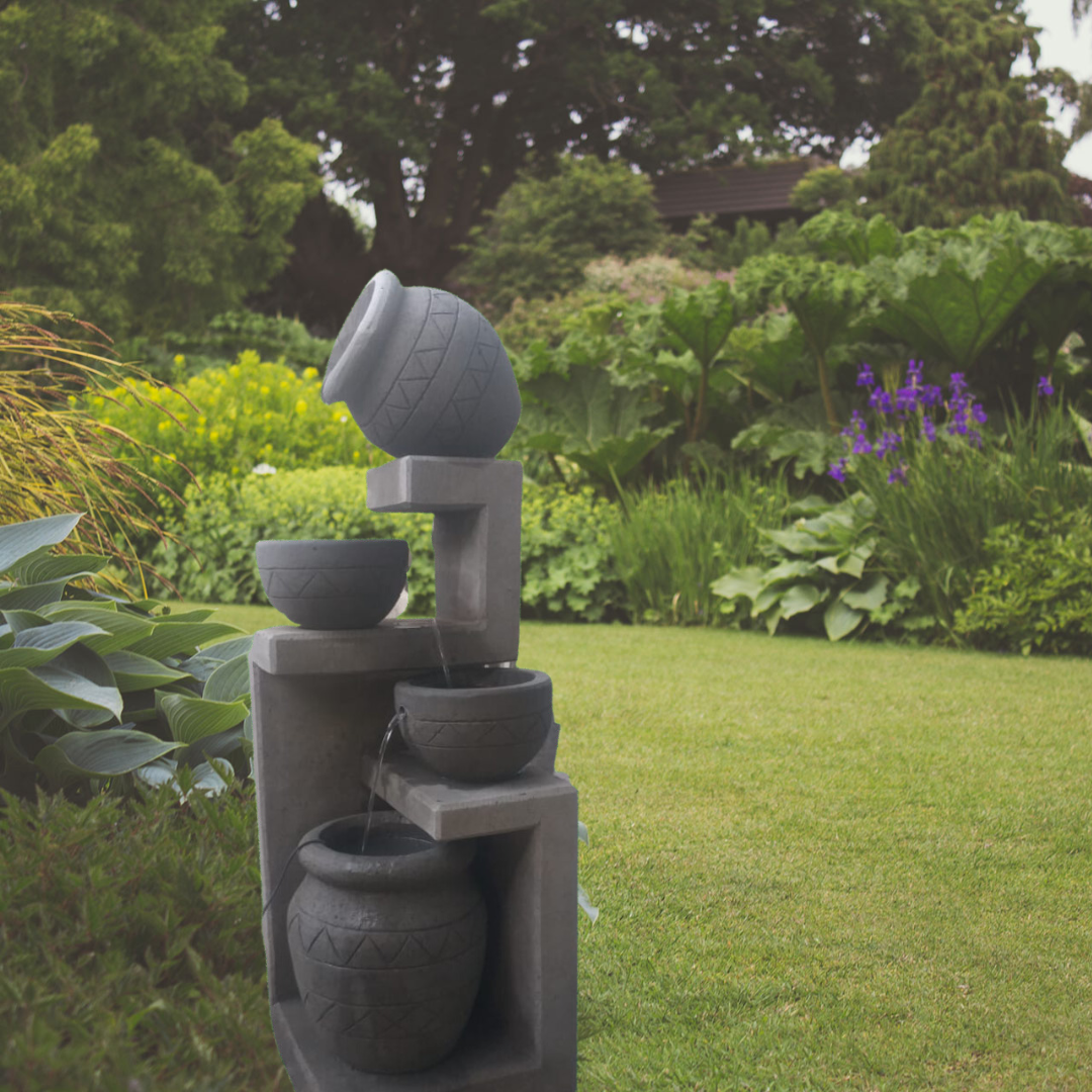 Pot Style Cascading Water Feature