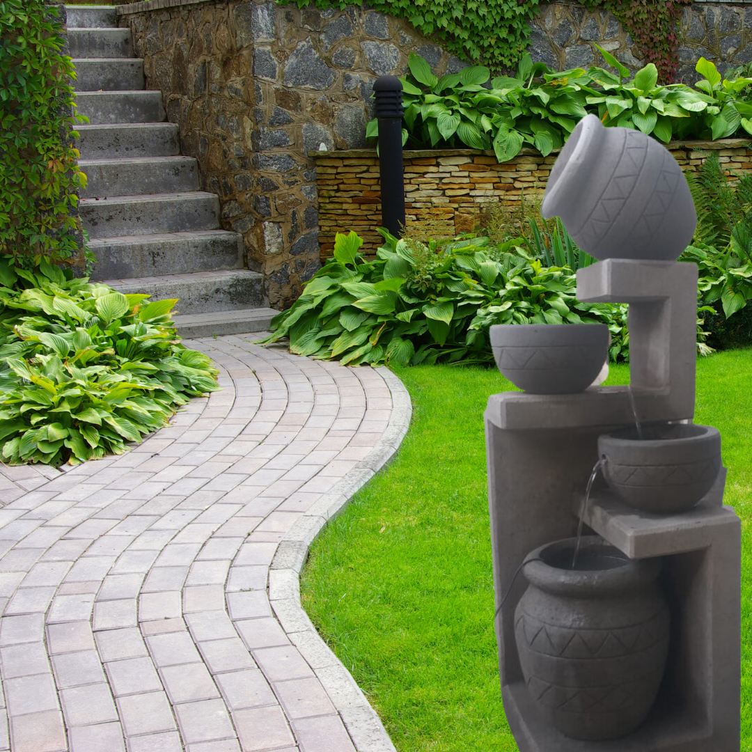 Pot Style Cascading Water Feature