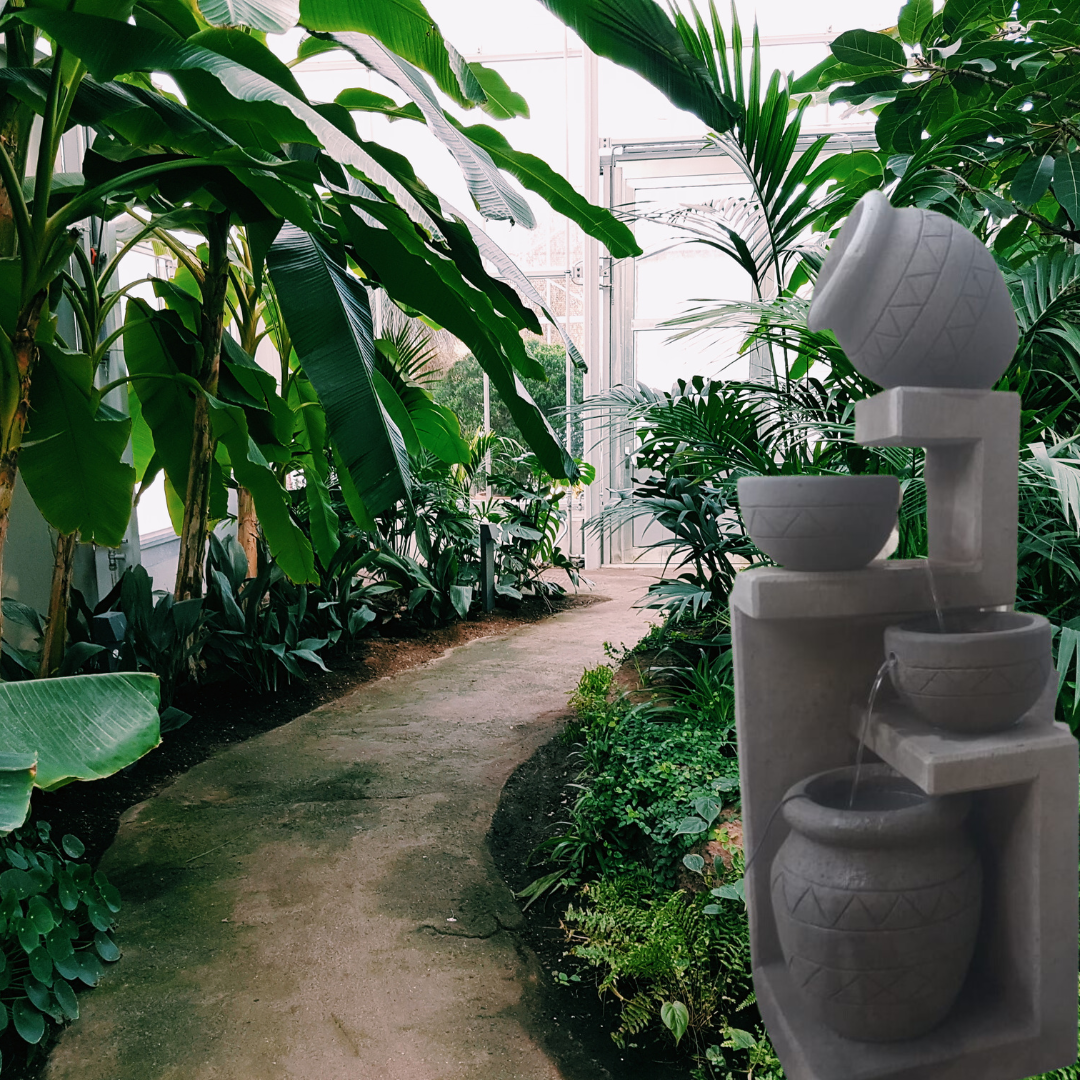 Pot Style Cascading Water Feature