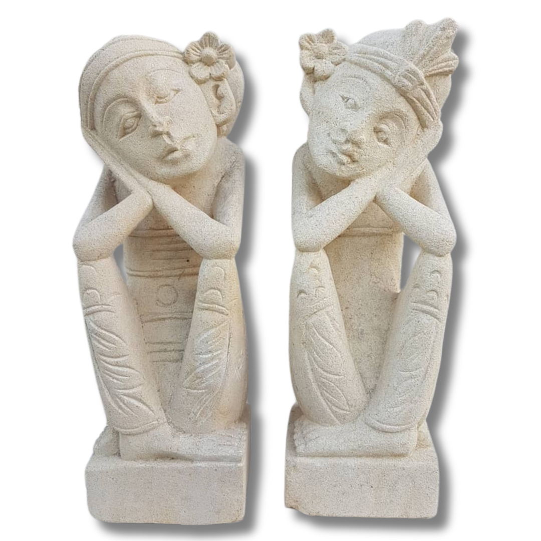 Balinese Limestone Dreamtime Couple