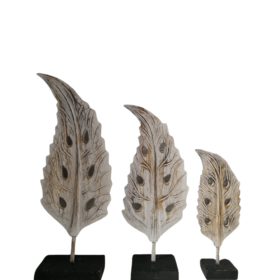 Leaf Wooden Art Decor