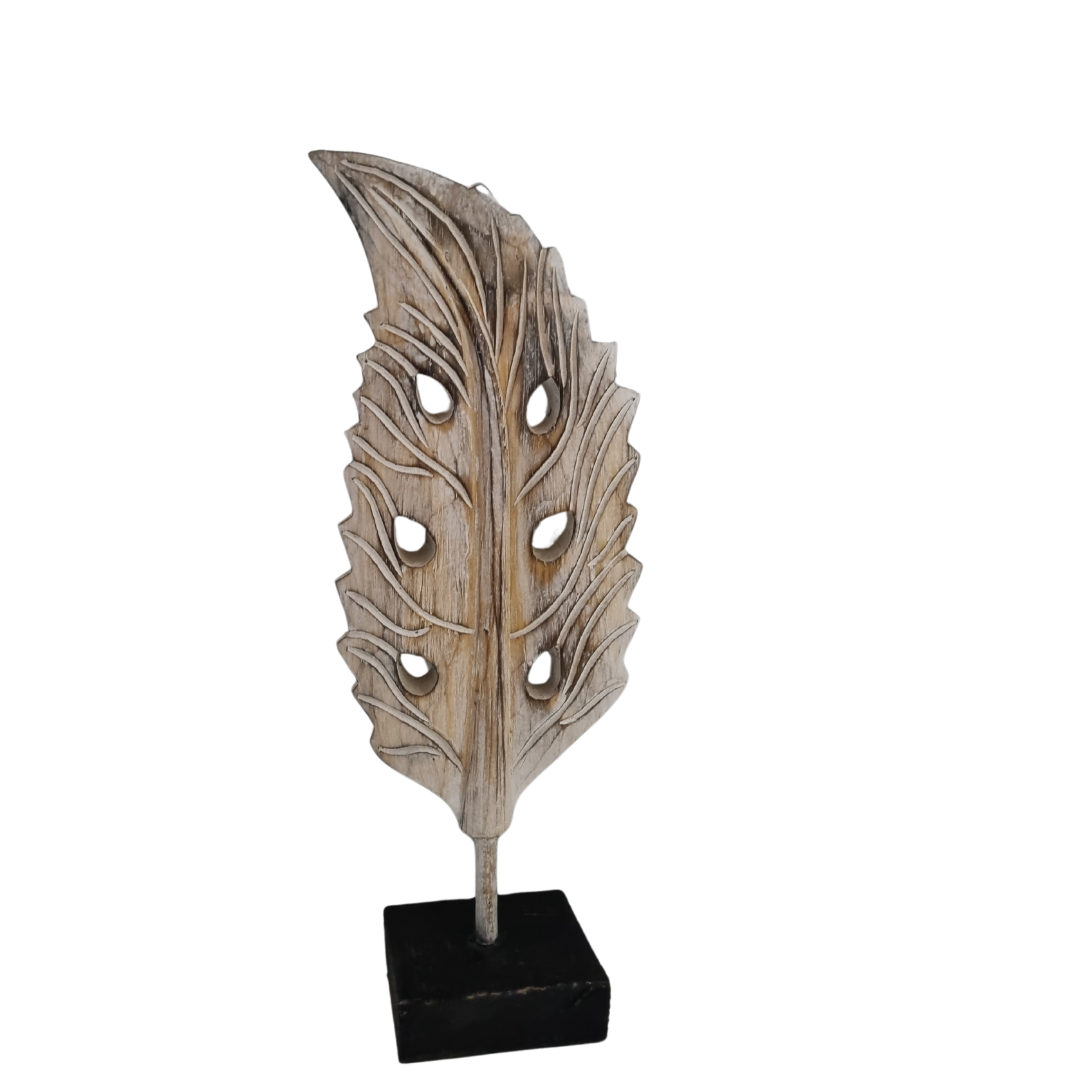 Leaf Wooden Art Decor