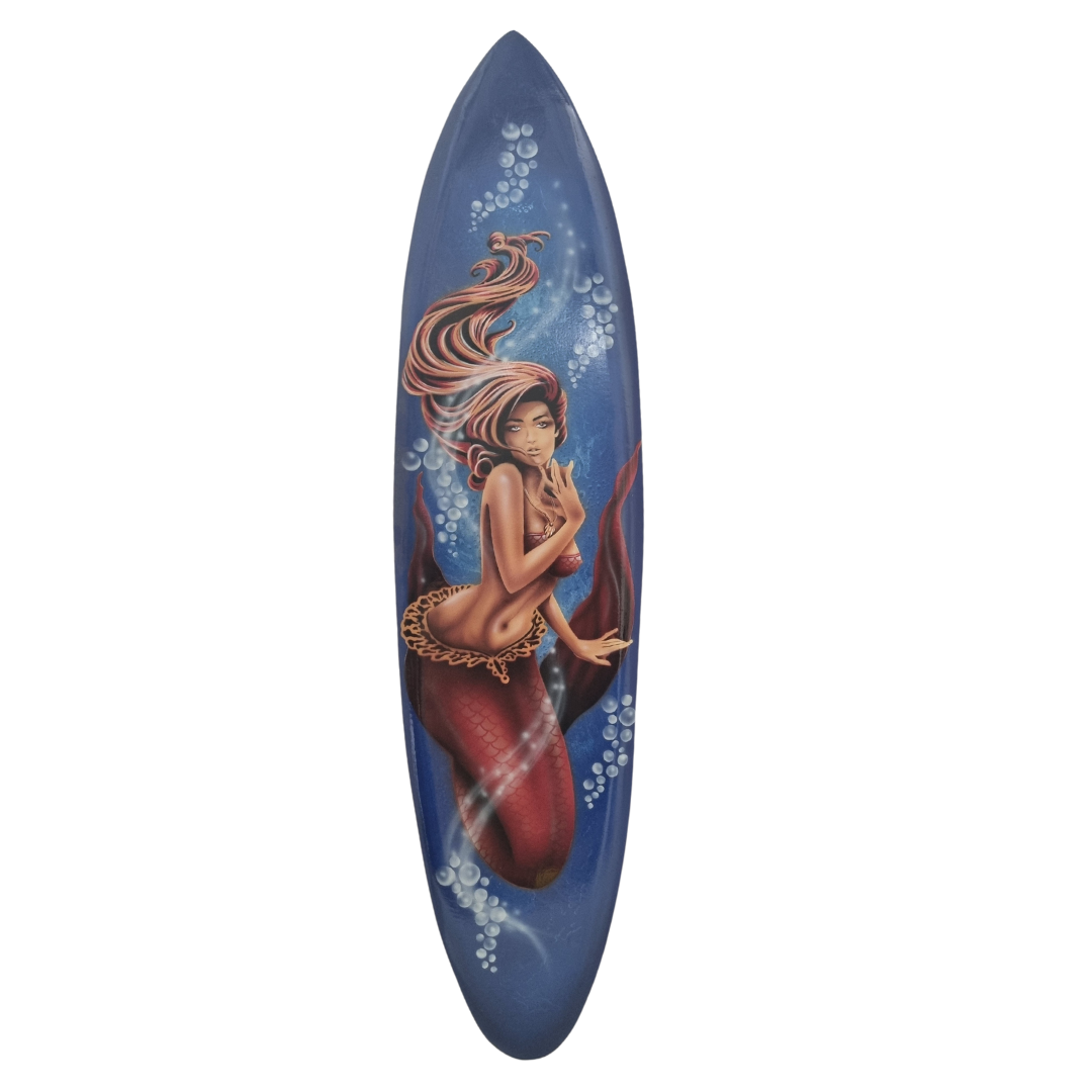 Mermaid Surf Board Wall Art