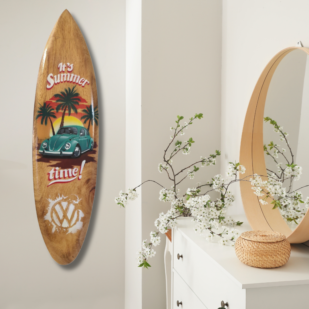 Surf Board Wall Art Sign VW