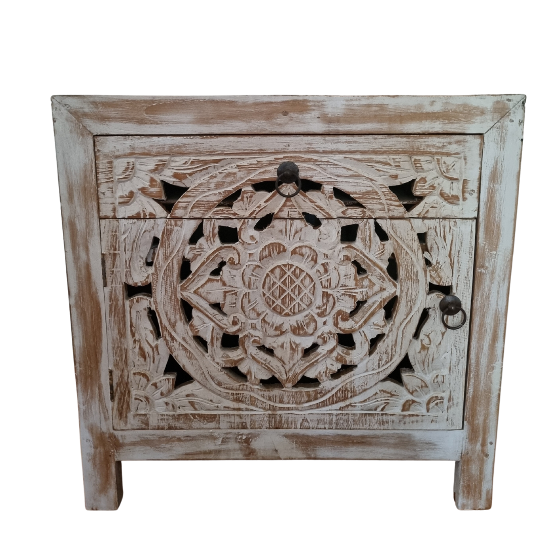 mandala style bedside table 