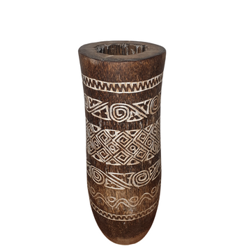 Timor Art COCO Pot Tribal Design