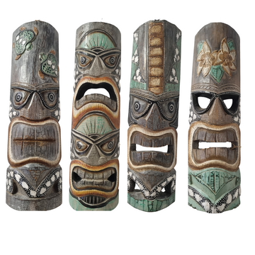 Tiki Mask Tribal Wall Art