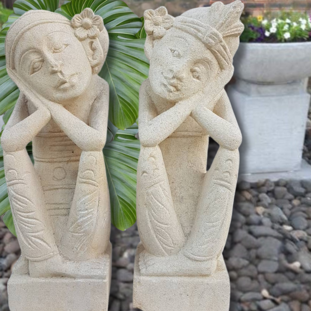 Balinese Limestone Dreamtime Couple