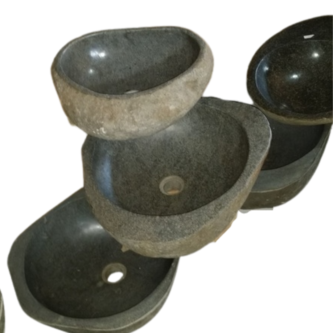 Natural River Stone Basin