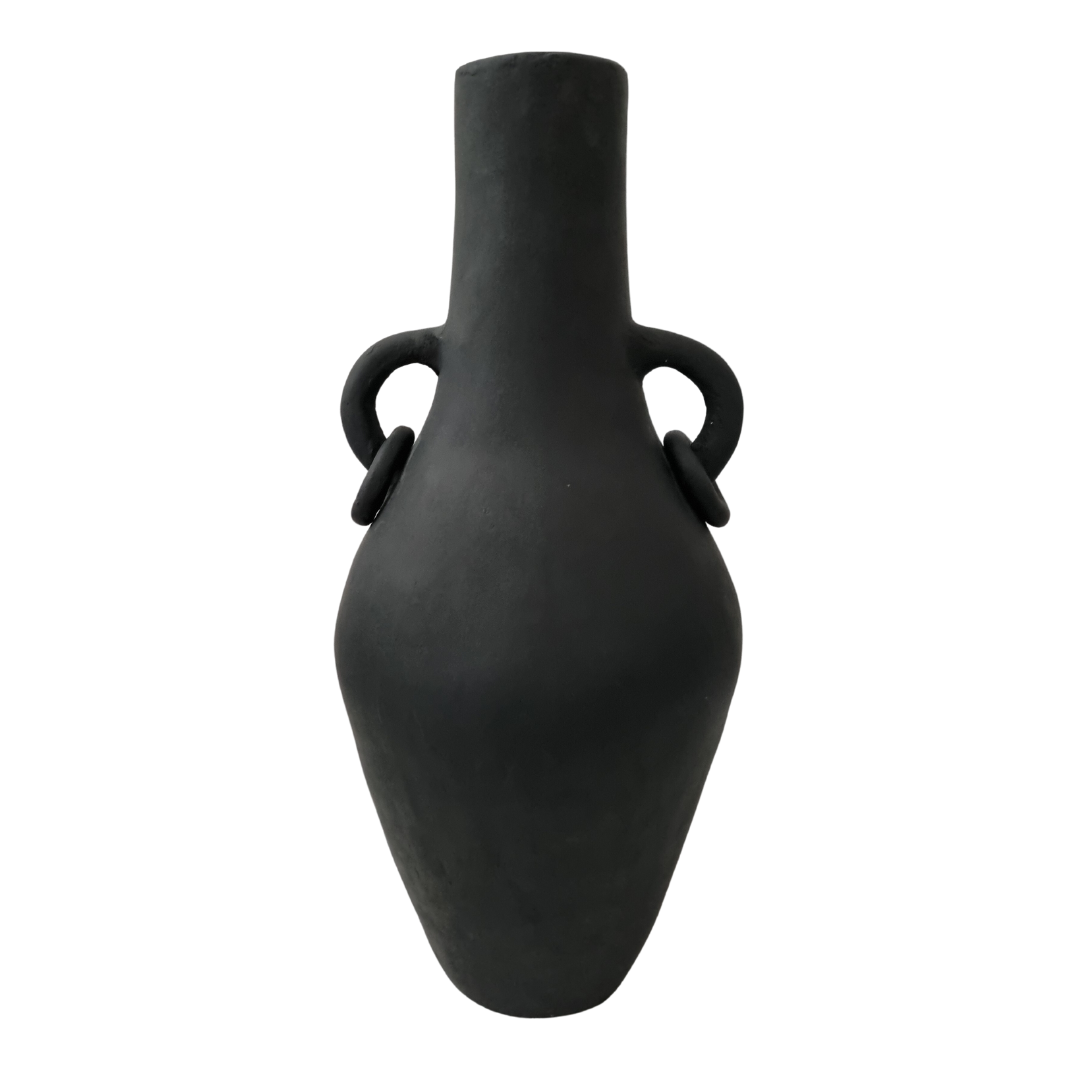 Our Pitcher Style Vase Home Style  Matte Black 