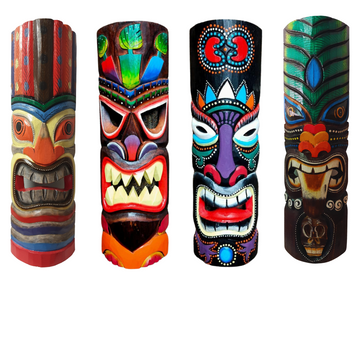 Tiki Mask Tribal Wall Art