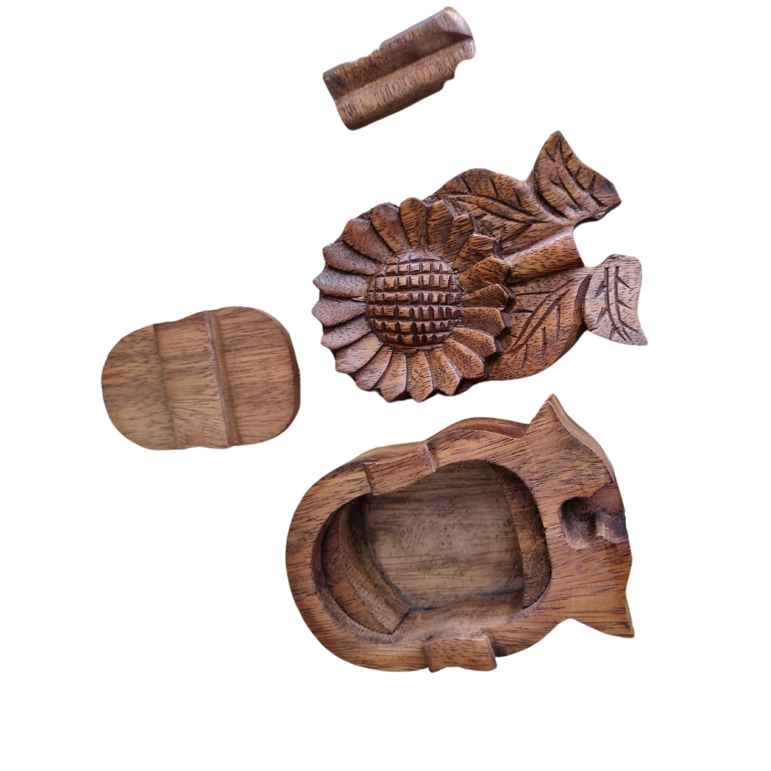 Balinese Secret Wooden Puzzle Box